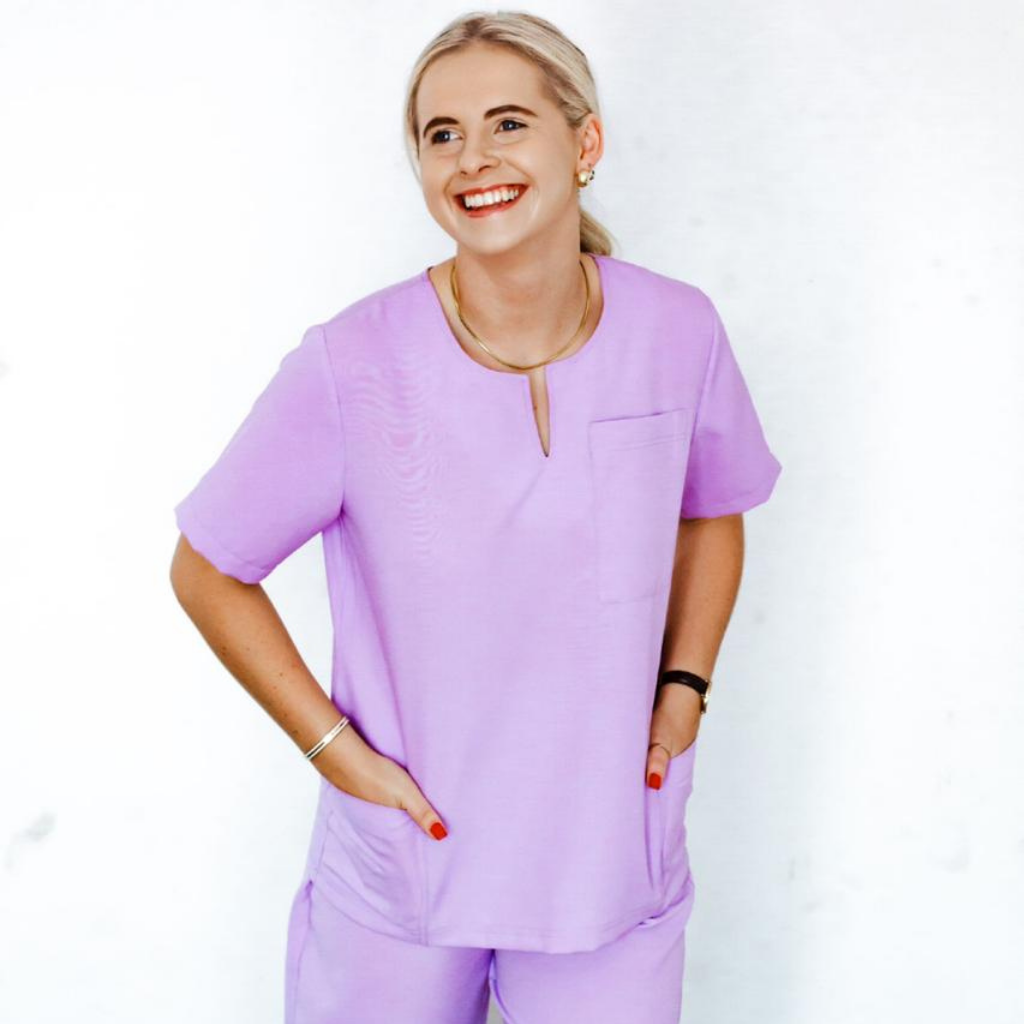 Scrub Top | Lavender