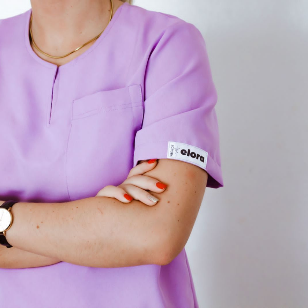 Scrub Top | Lavender