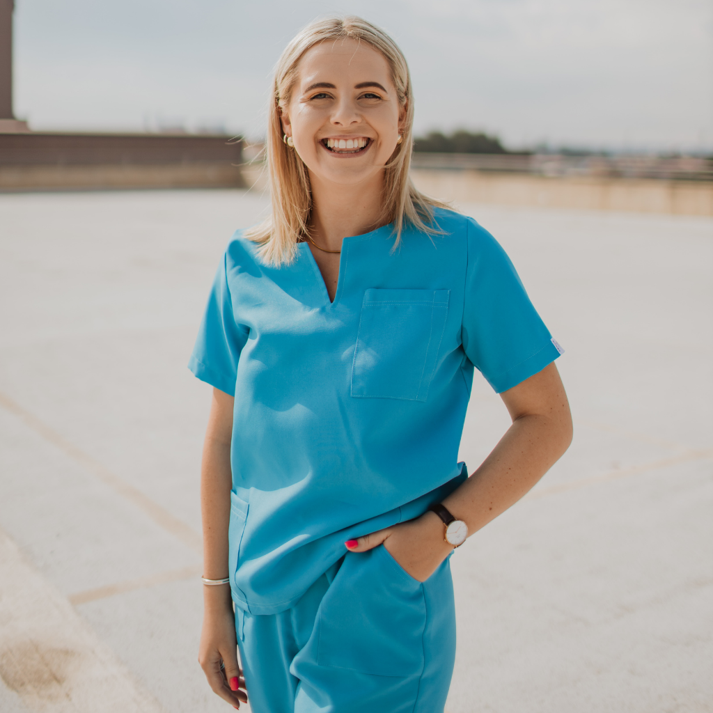 Scrub Top | Blue