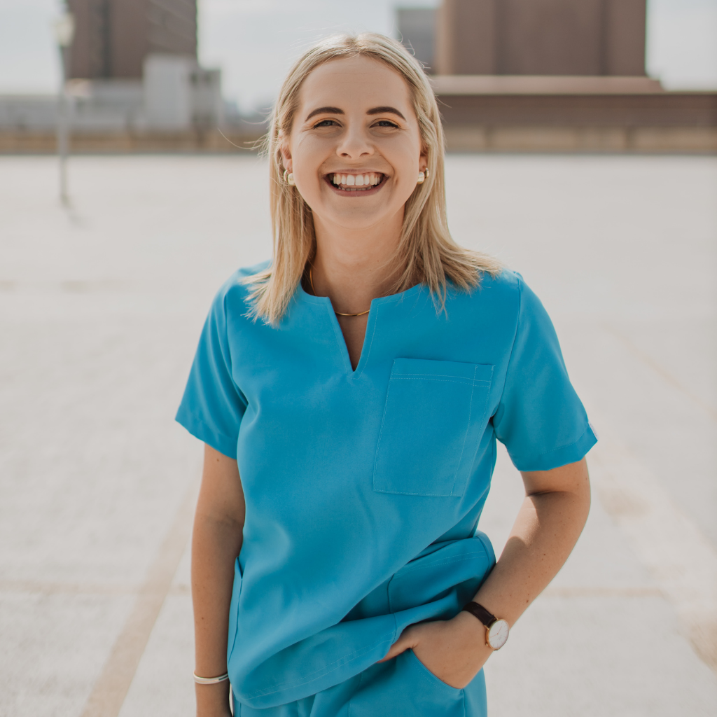 Scrub Top | Blue