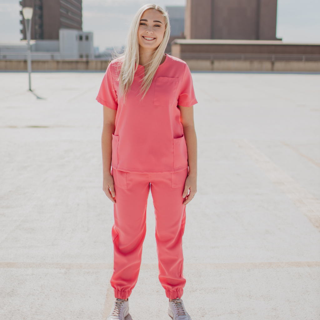 Scrub Top | Pink