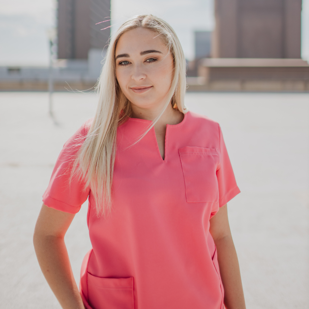 Scrub Top | Pink