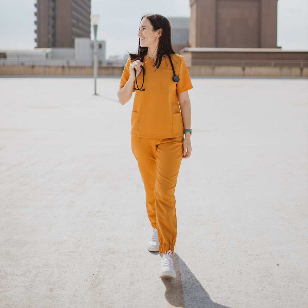 Scrub Pants | Mustard