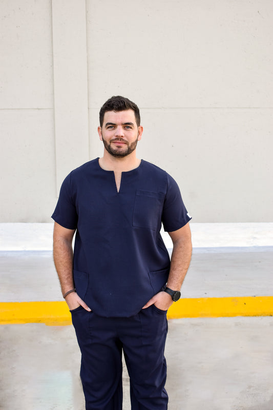 Scrub Top | Navy